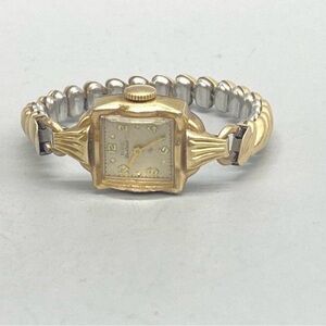 Elgin De Luxe 10K gold filled 17 Jewel Vintage Ladies Watch (for parts/repair)